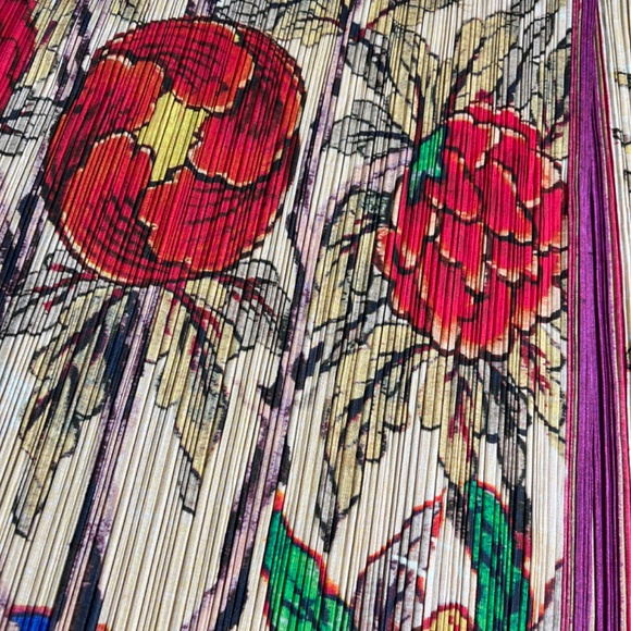 Rare Issey Miyake Pleats Please Floral Print Set - Picture 6 of 6